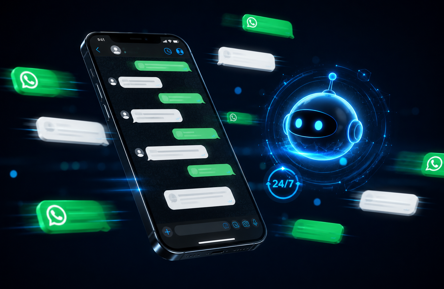 Chatbot con IA para WhatsApp 24/7