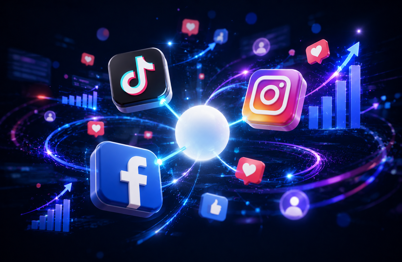 Gestión de redes sociales Instagram Facebook TikTok